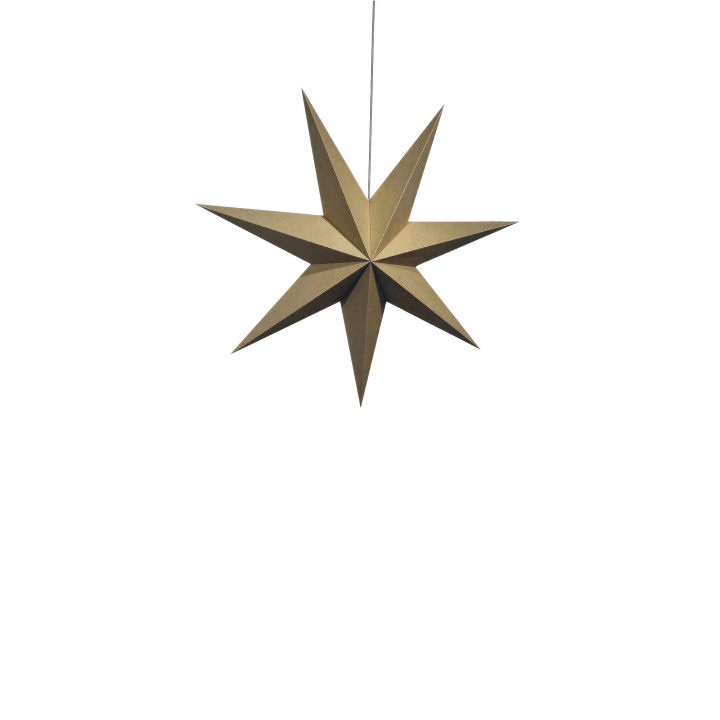 Adventsstjerne \'Sally\' 60cm - Brun i gruppen Belysning / Lamper / Julebelysning hos Reforma (advent-star-brown)