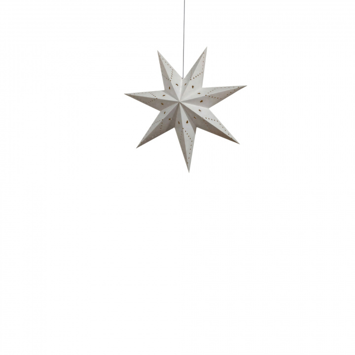 Adventsstjerne \'Skimra\' 45cm - Hvid i gruppen Belysning / Lamper / Julebelysning hos Reforma (advent-star-white)