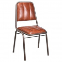 Stol \'Brooke\' - Vintage/Læder