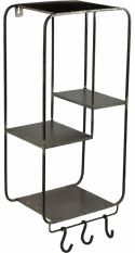 Væghylde \'3 hooks\' - Jern