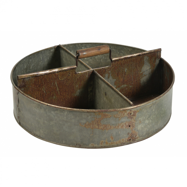 Vintage kasse med håndtag \'Agustin\' - Jern/Patina i gruppen Møbler / Hylder & opbevaring / Småopbevaring hos Reforma (m16427)