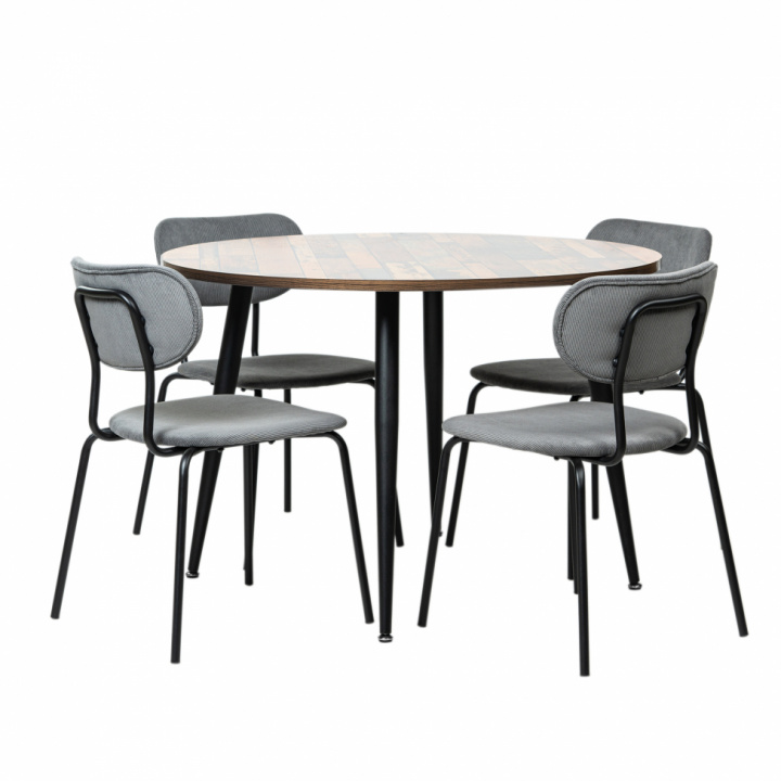 Spisegruppe \'Rund Kungsholmen\' - 1 Bord & 4 Stole i gruppen Møbler / Bord / Madgrupper hos Reforma (matgrupp23)