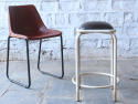 Industripalle Vintage - Brun/Hvid