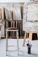 Industripalle Vintage - Brun/Hvid